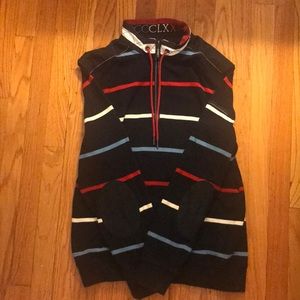 Saint James Nautitique Striped Hoodie Jacket